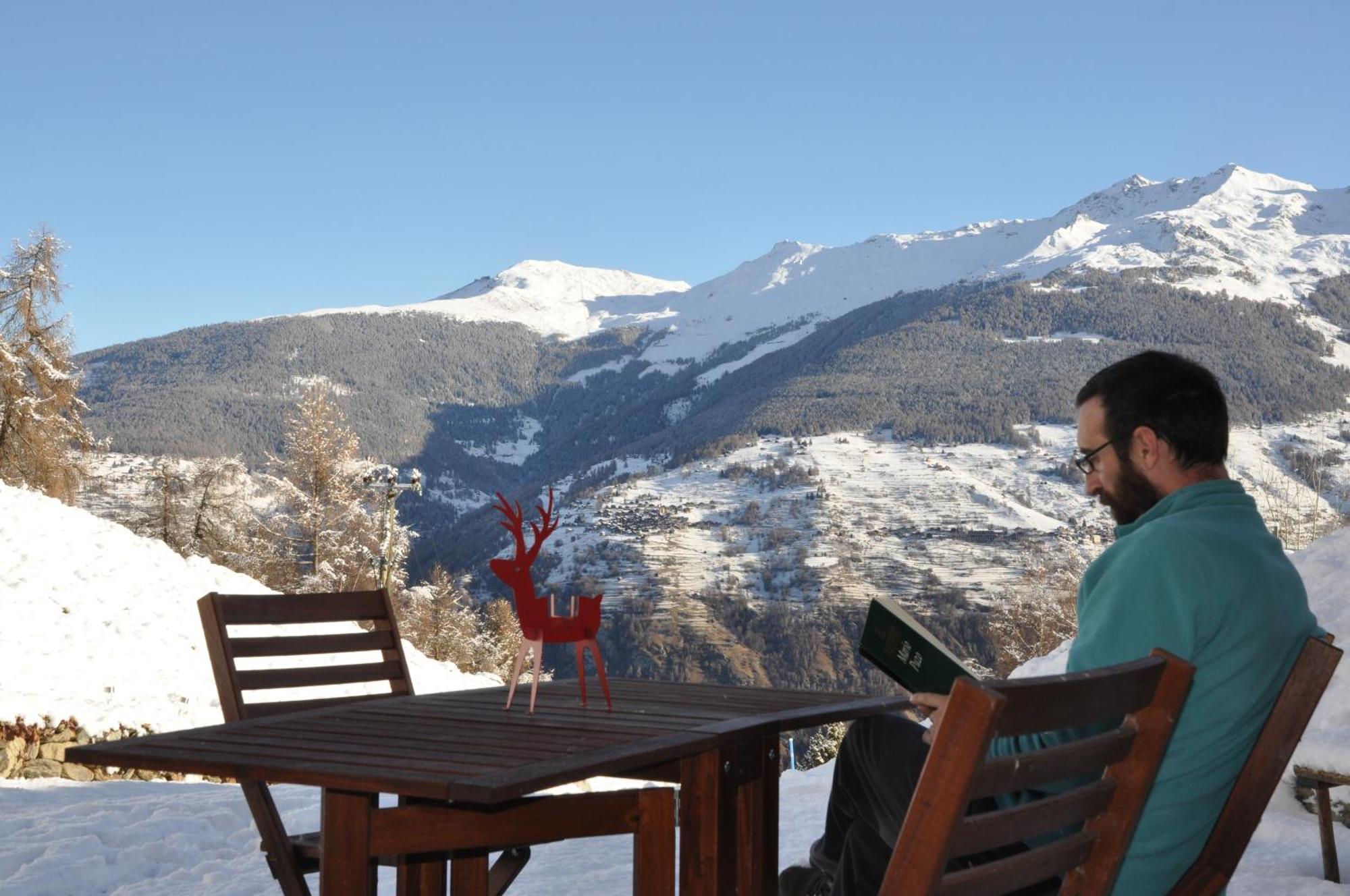 La Cle Des Champs Bed & Breakfast Heremence ภายนอก รูปภาพ
